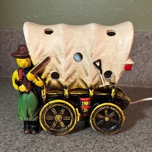 Vintage Covered Wagon Night Light
